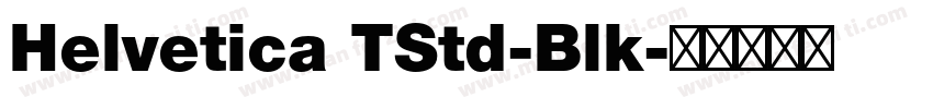Helvetica TStd-Blk字体转换